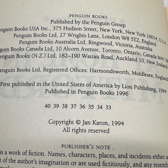 Jan Karon Mitford Series Books Lot of 3 Paperback Excellent Christian Fiction - Picture 10 of 11